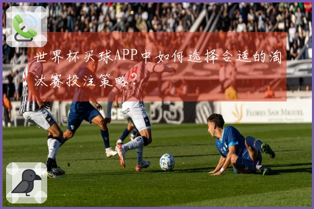 世界杯买球APP中如何选择合适的淘汰赛投注策略?